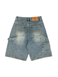 WIRED DENIM SHORTS - BACK