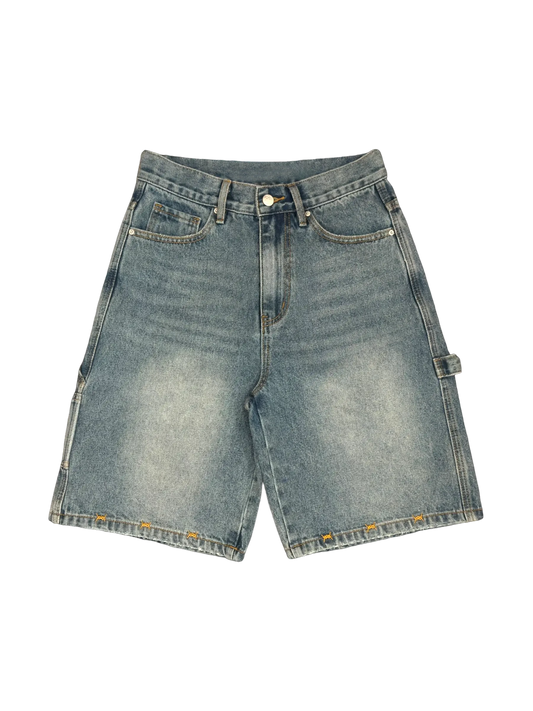 WIRED DENIM SHORTS - FRONT